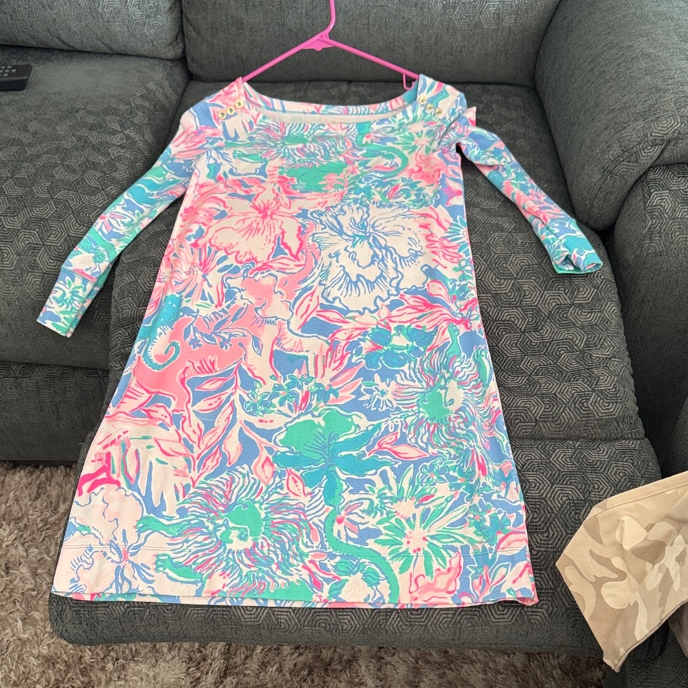Lilly Pulitzer Colorful Floral Midi Dress